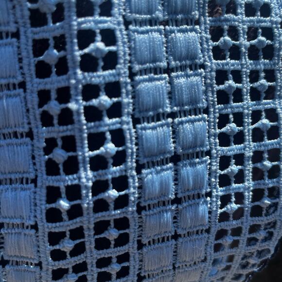 Adelyn Rae Rhea Woven Lace Dress Blue Sz XS - Picture 7 of 10